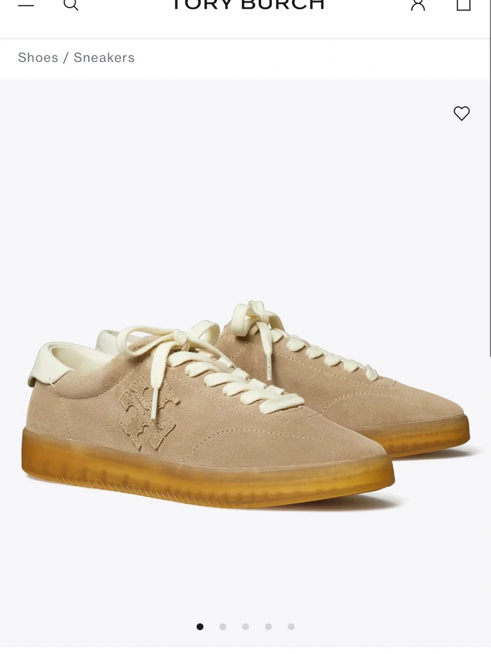 Tory Burch suede upper